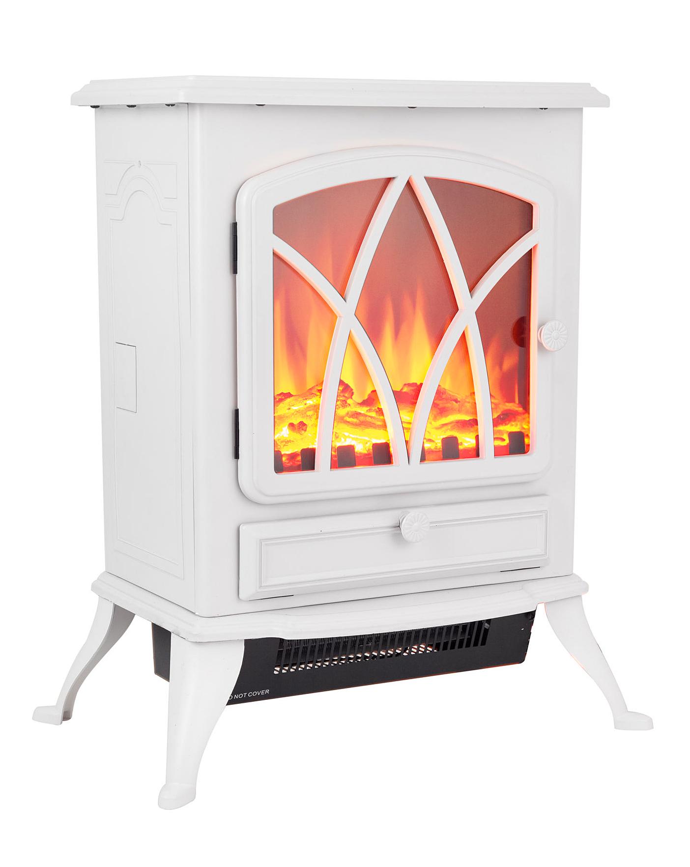Warmlite 2kW White Electric Fire Stove