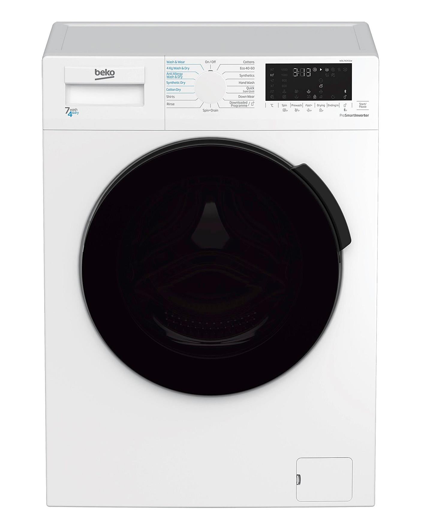 Beko 7.0 Kg Washer Dryer WHITE WDL742431W