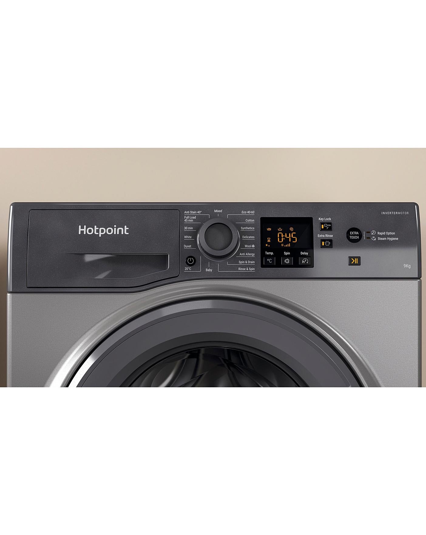 Hotpoint NSWM944CGGUK 9KG Washing Machine 1400 Spin