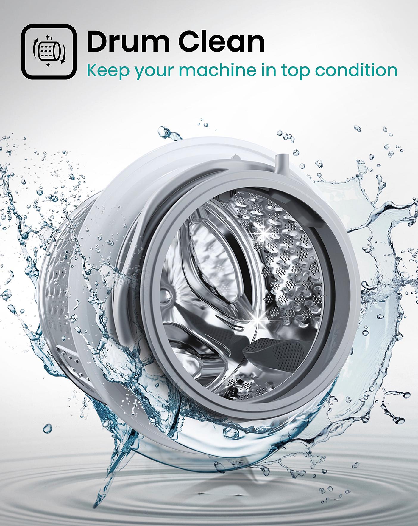 Hisense WFQA1214EVJM 12kg Washing Machine, A Rated, 1400rpm Spin