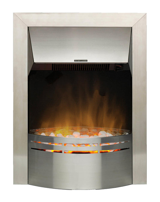  Dimplex Dakota Brushed Stainless Steel Inset Fire
