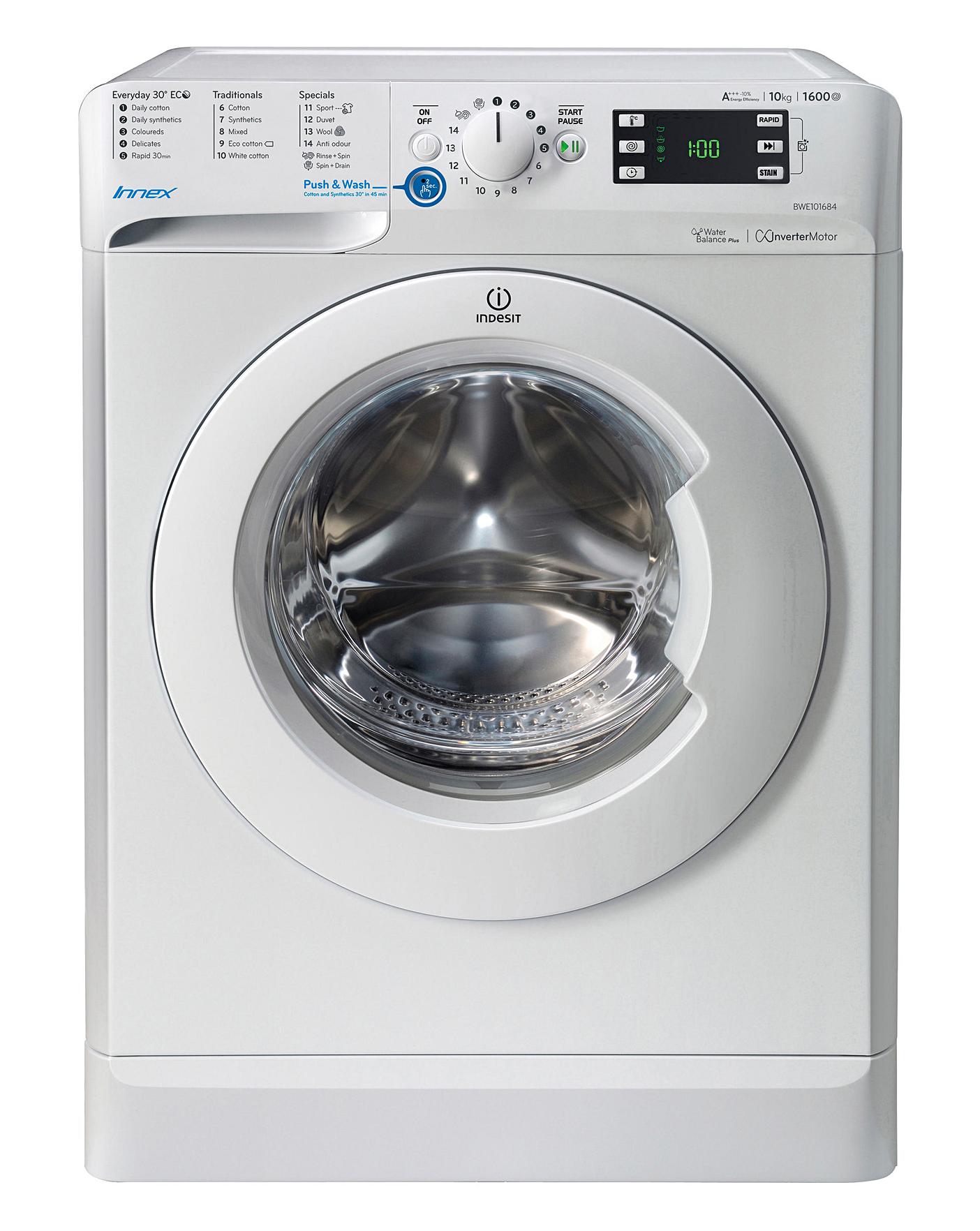  Indesit Innex BWE101684XW 10kg 1600spin Washing Machine White + Installation