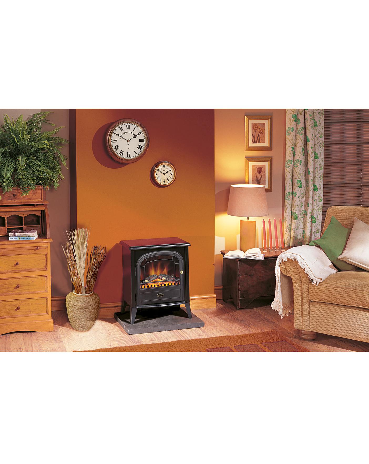  Dimplex Club Optiflame Black Stove