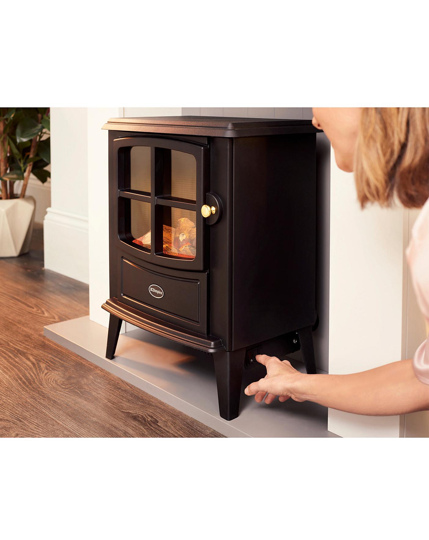  Dimplex OKM20 Oakmead White Electric Stove Fire Suite