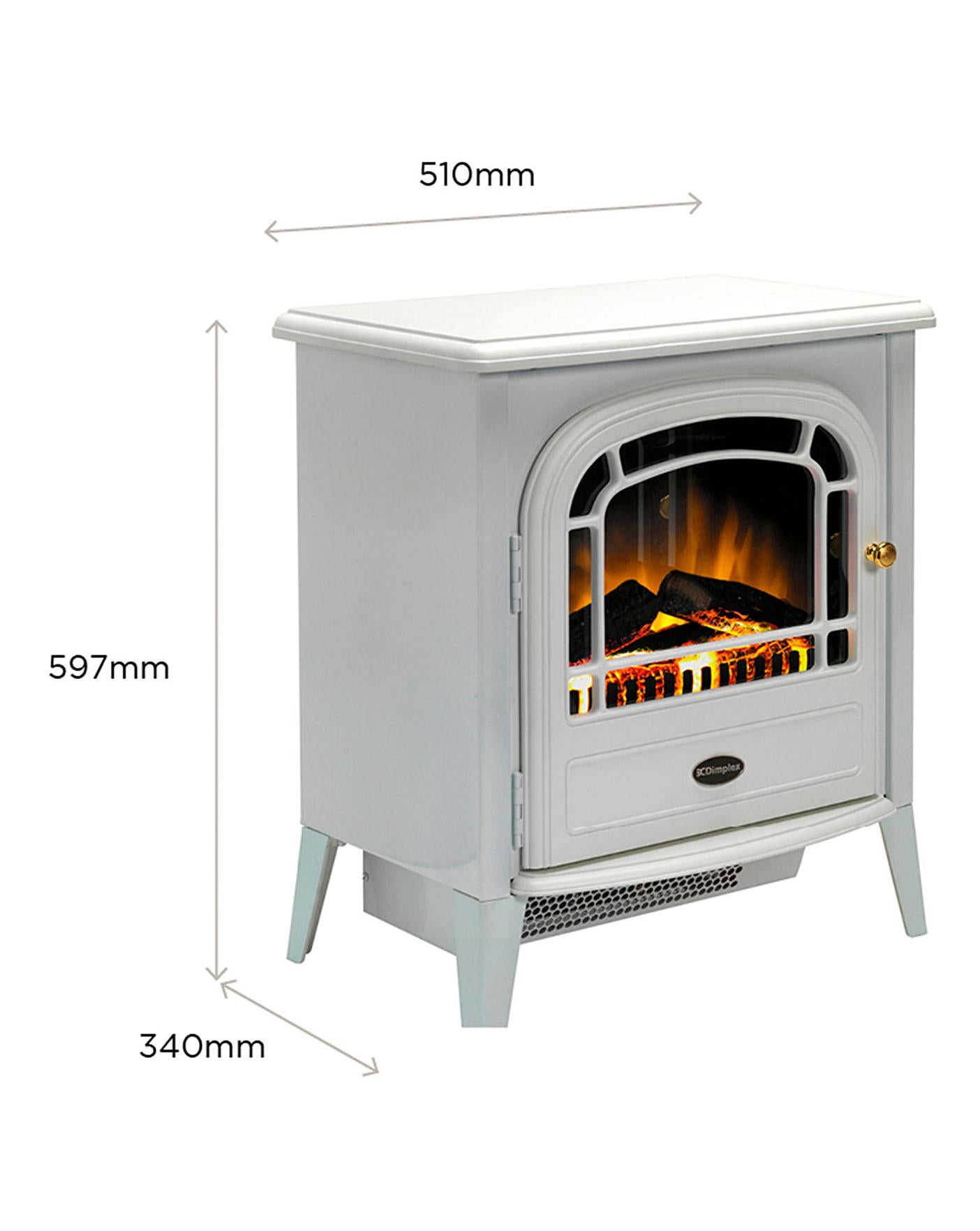  Dimplex Courchevel Optiflame White Stove Fire