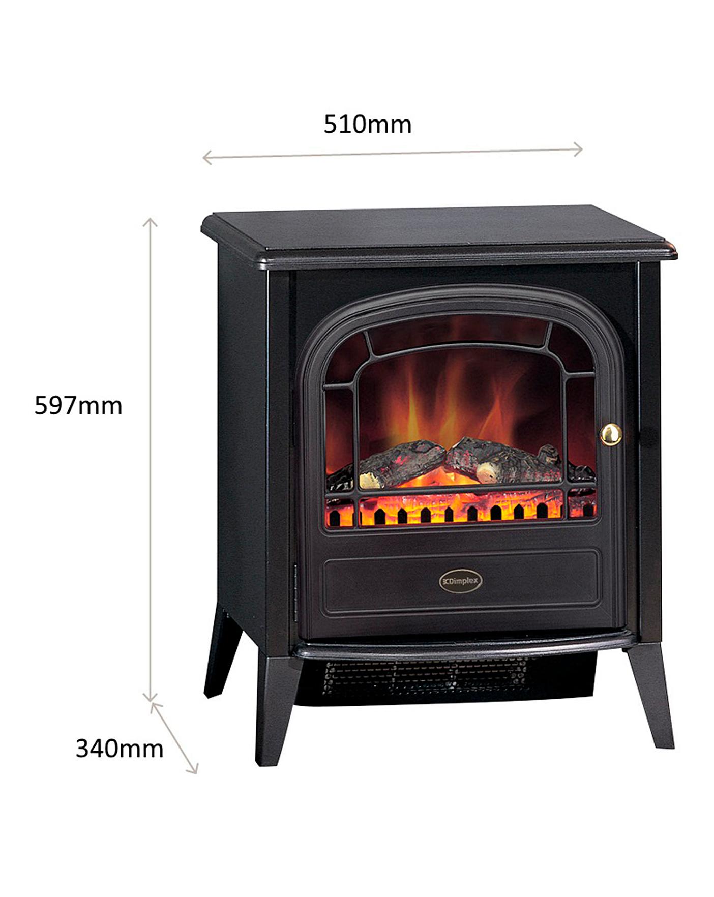  Dimplex Club Optiflame Black Stove