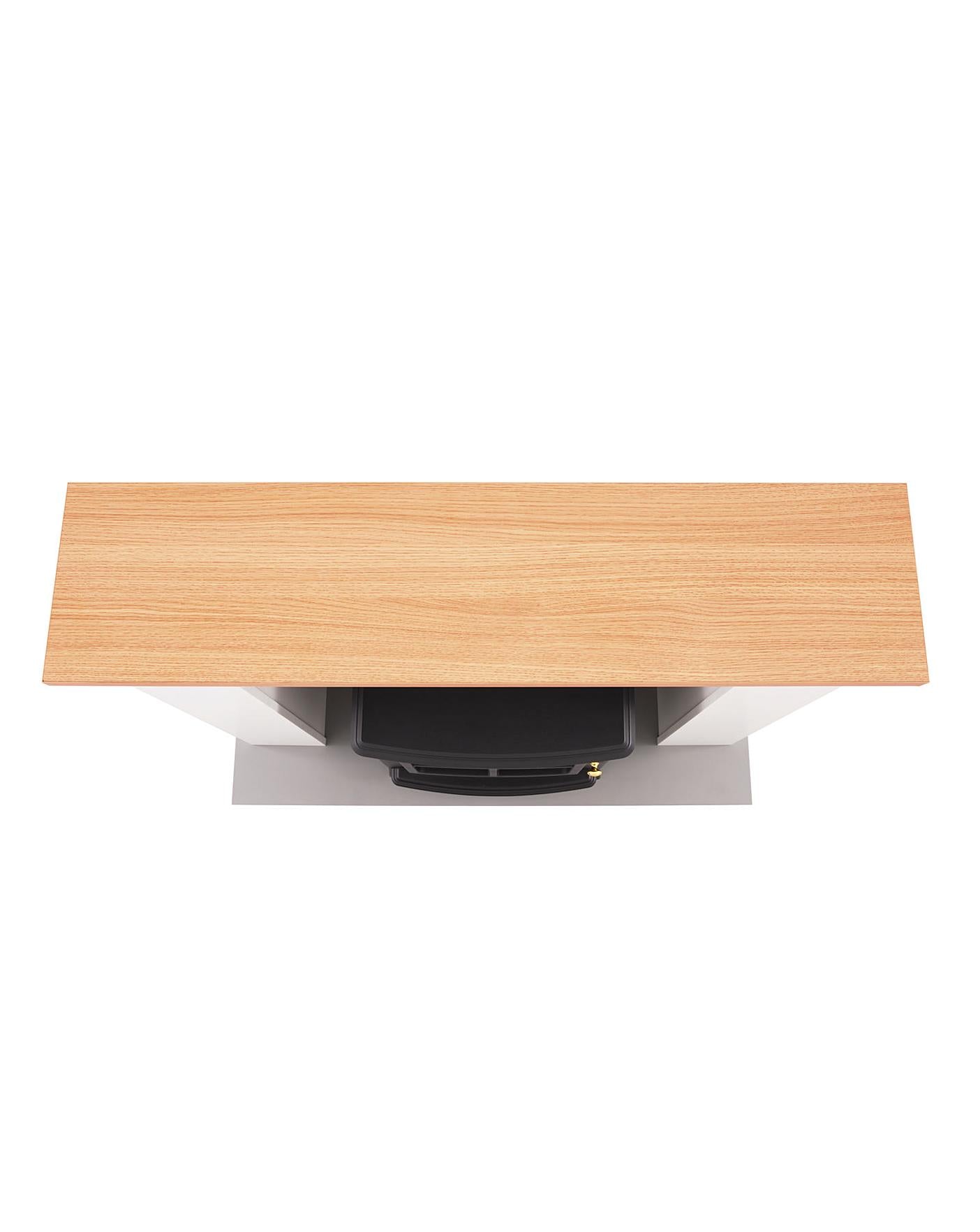  Dimplex OKM20 Oakmead White Electric Stove Fire Suite