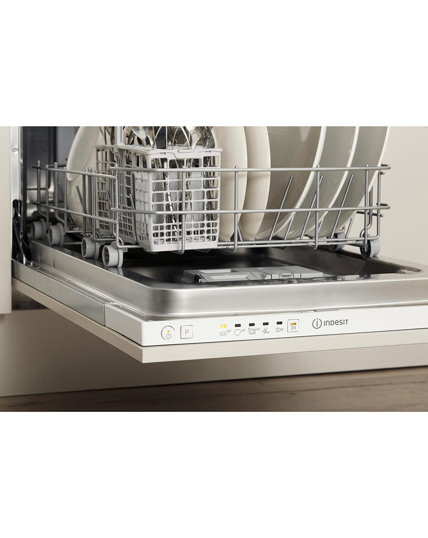  Indesit DSIE 2B10 UK Integrated 10-place Slimline Dishwasher + INSTALLATION