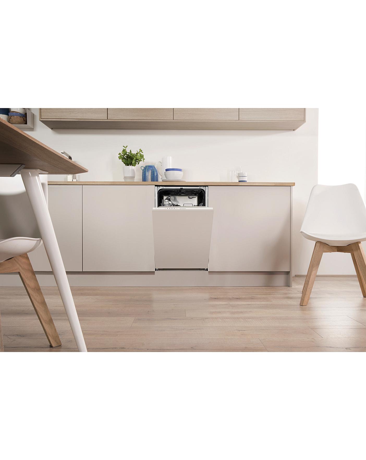  Indesit DSIE 2B10 UK Integrated 10-place Slimline Dishwasher + INSTALLATION