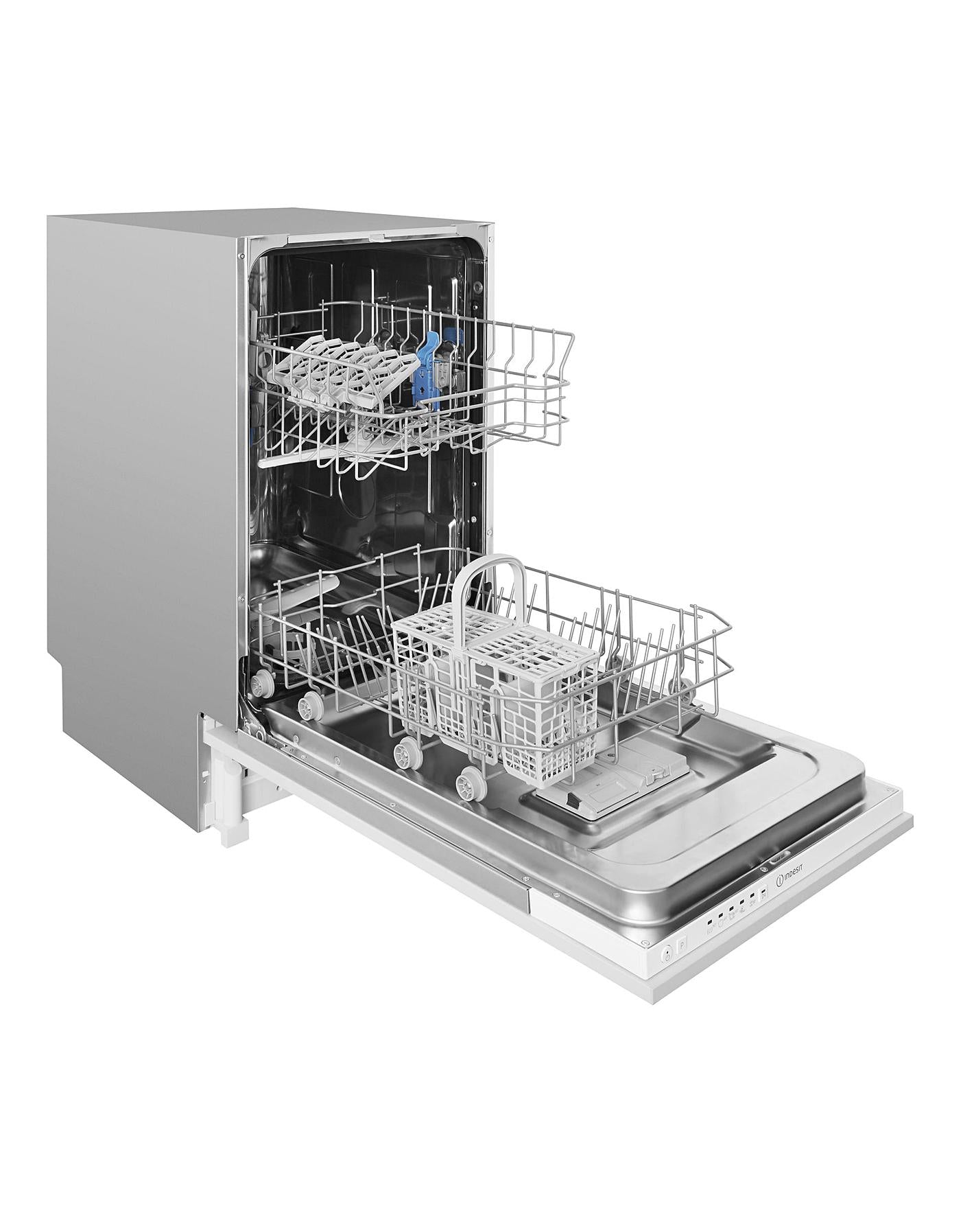  Indesit DSIE 2B10 UK Integrated 10-place Slimline Dishwasher