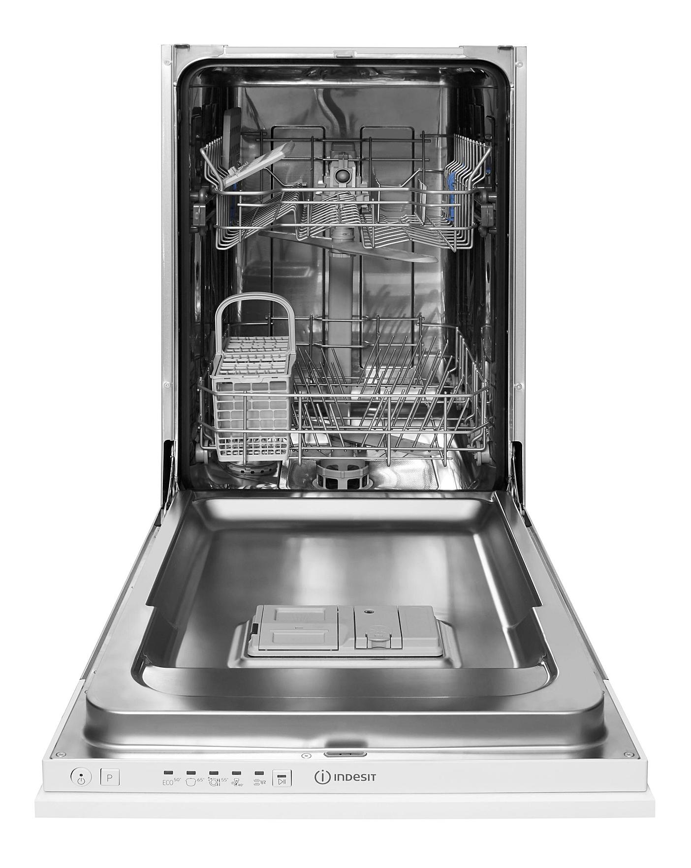  Indesit DSIE 2B10 UK Integrated 10-place Slimline Dishwasher