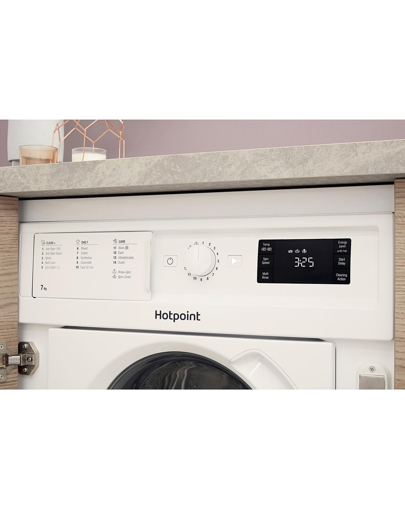  Hotpoint BIWMHG71484 Integrated 7kg 1400rpm Washing Machine + INSTALLATION