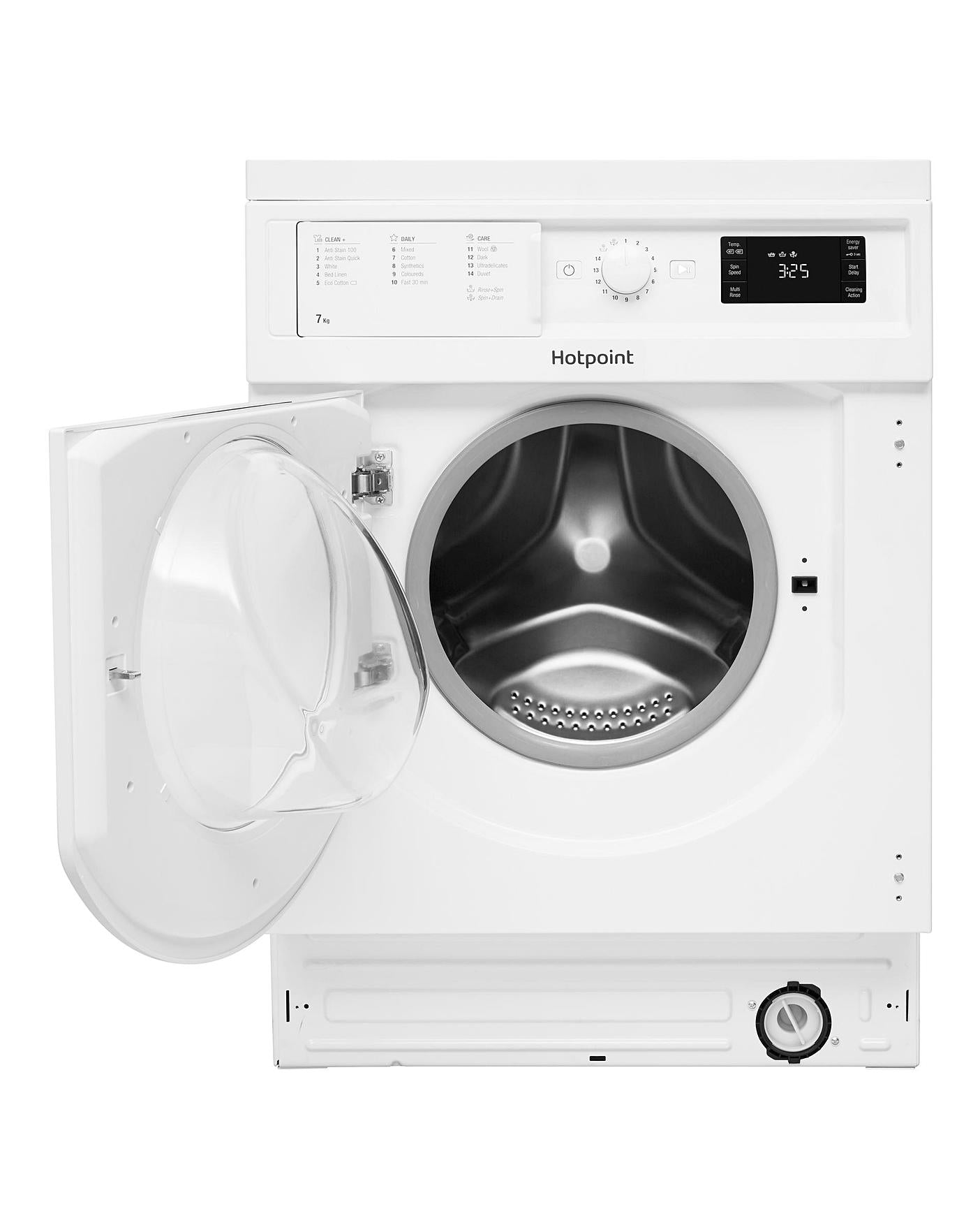  Hotpoint BIWMHG71484 Integrated 7kg 1400rpm Washing Machine + INSTALLATION