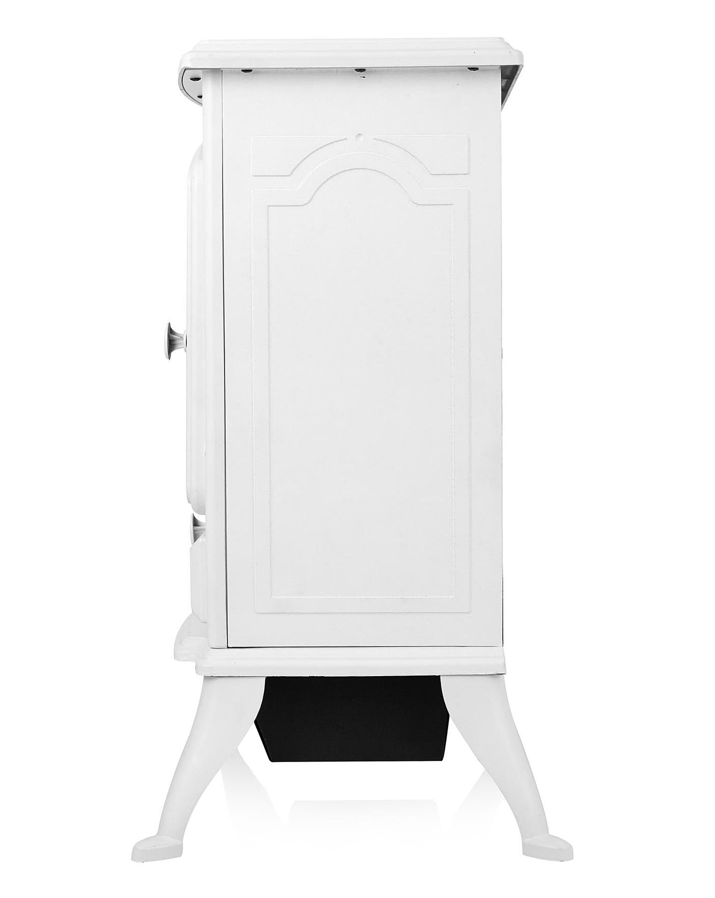  Warmlite 2kW White Electric Fire Stove