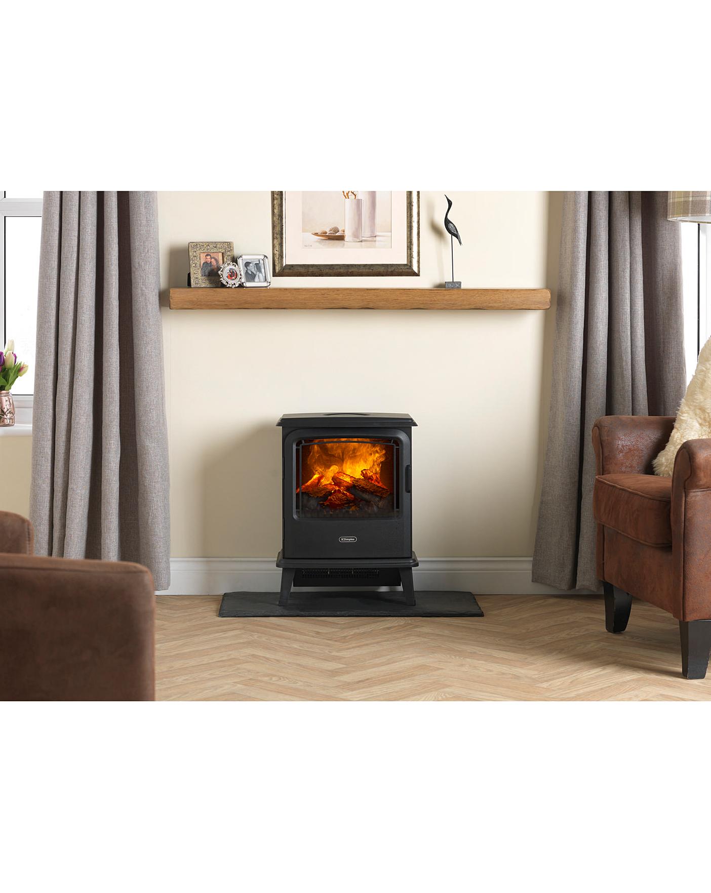  Dimplex BYP20 Bayport 2kW Black Optimyst Electric Fire Stove