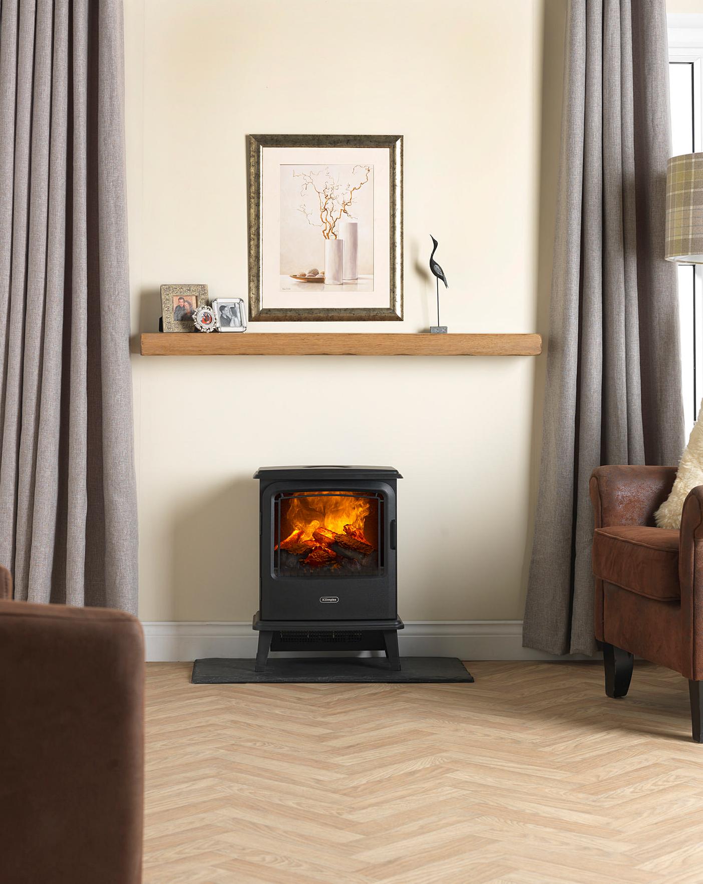  Dimplex BYP20 Bayport 2kW Black Optimyst Electric Fire Stove