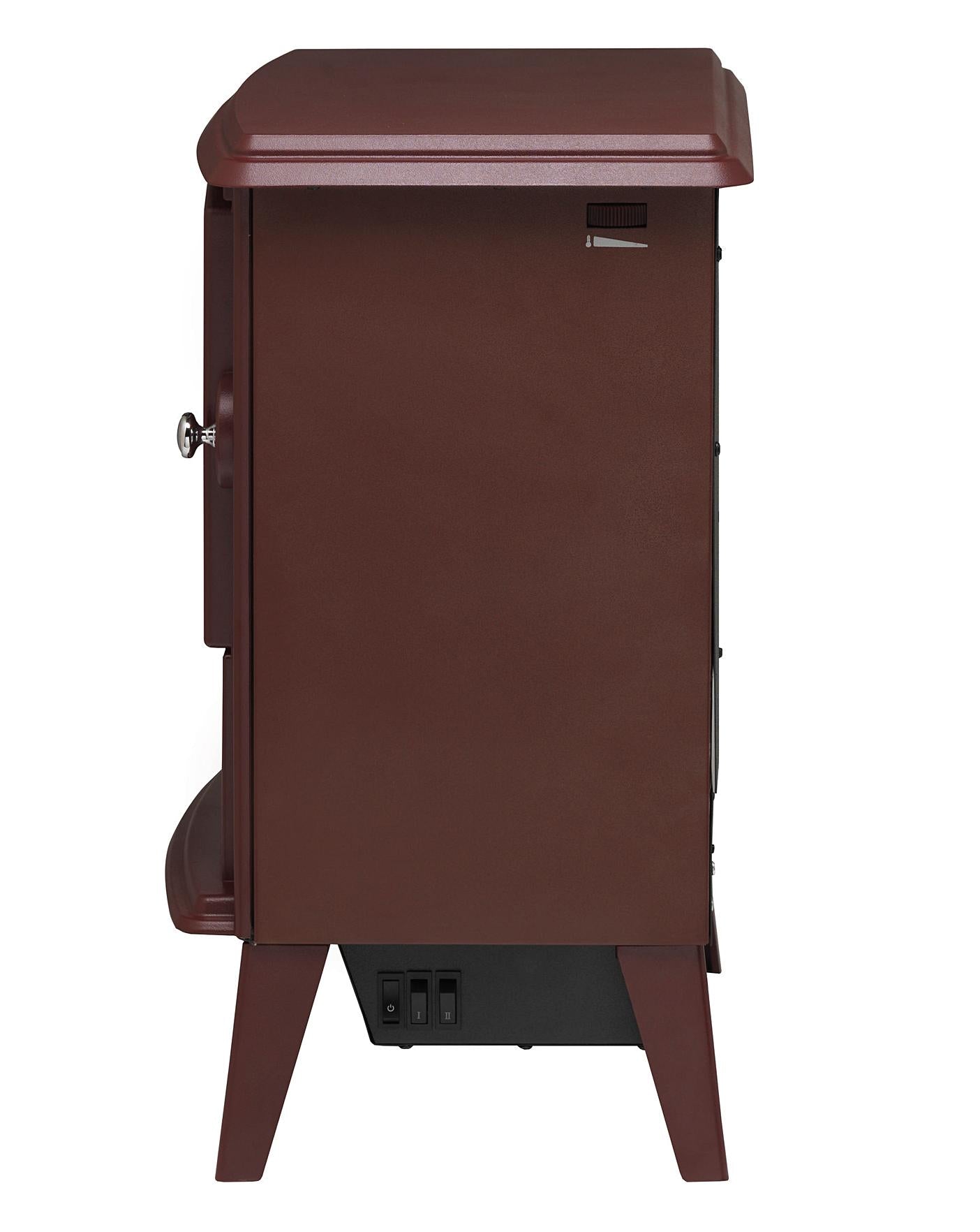  Dimplex 2kW Brayford Burgundy Electric Fire Stove