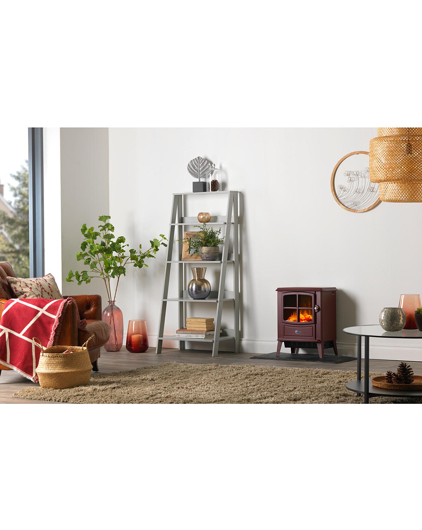  Dimplex 2kW Brayford Burgundy Electric Fire Stove