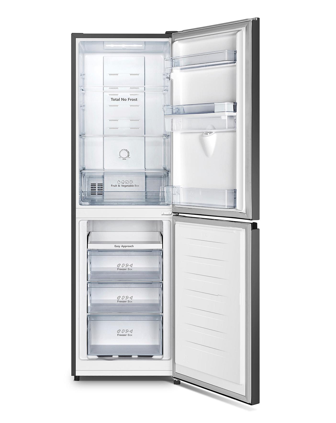  Fridgemaster MC55251MDB Fridge Freezer - Black