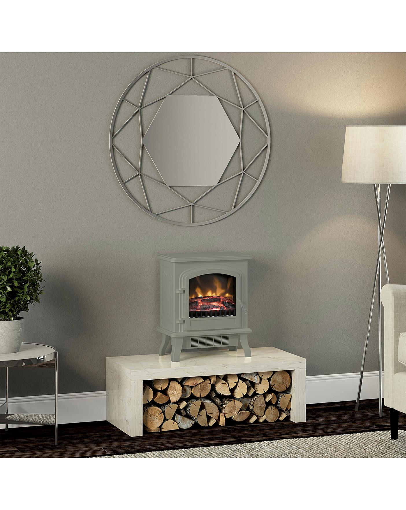 Be Modern 1.8kW Colman French Grey Fire Stove