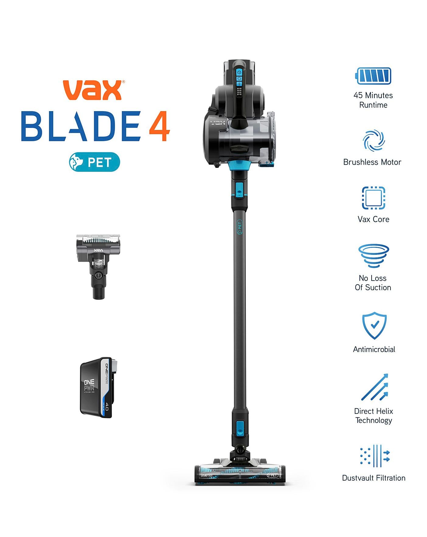 Vax ONEPWR Blade 4 Pet Cordless Vacuum Cleaner