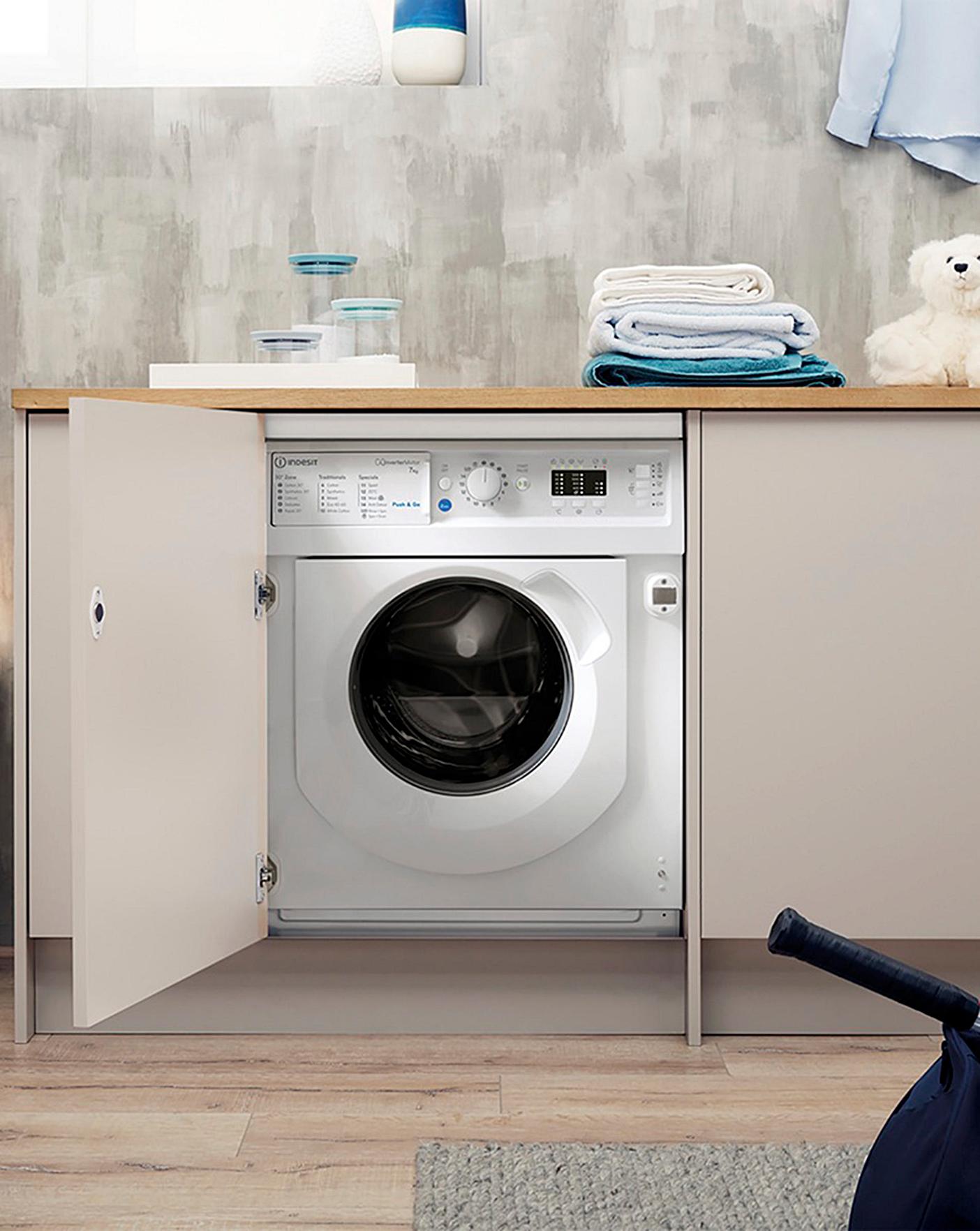  Indesit BIWMIL71252UKN Integrated 7kg 1200rpm Washing Machine + INSTALLATION