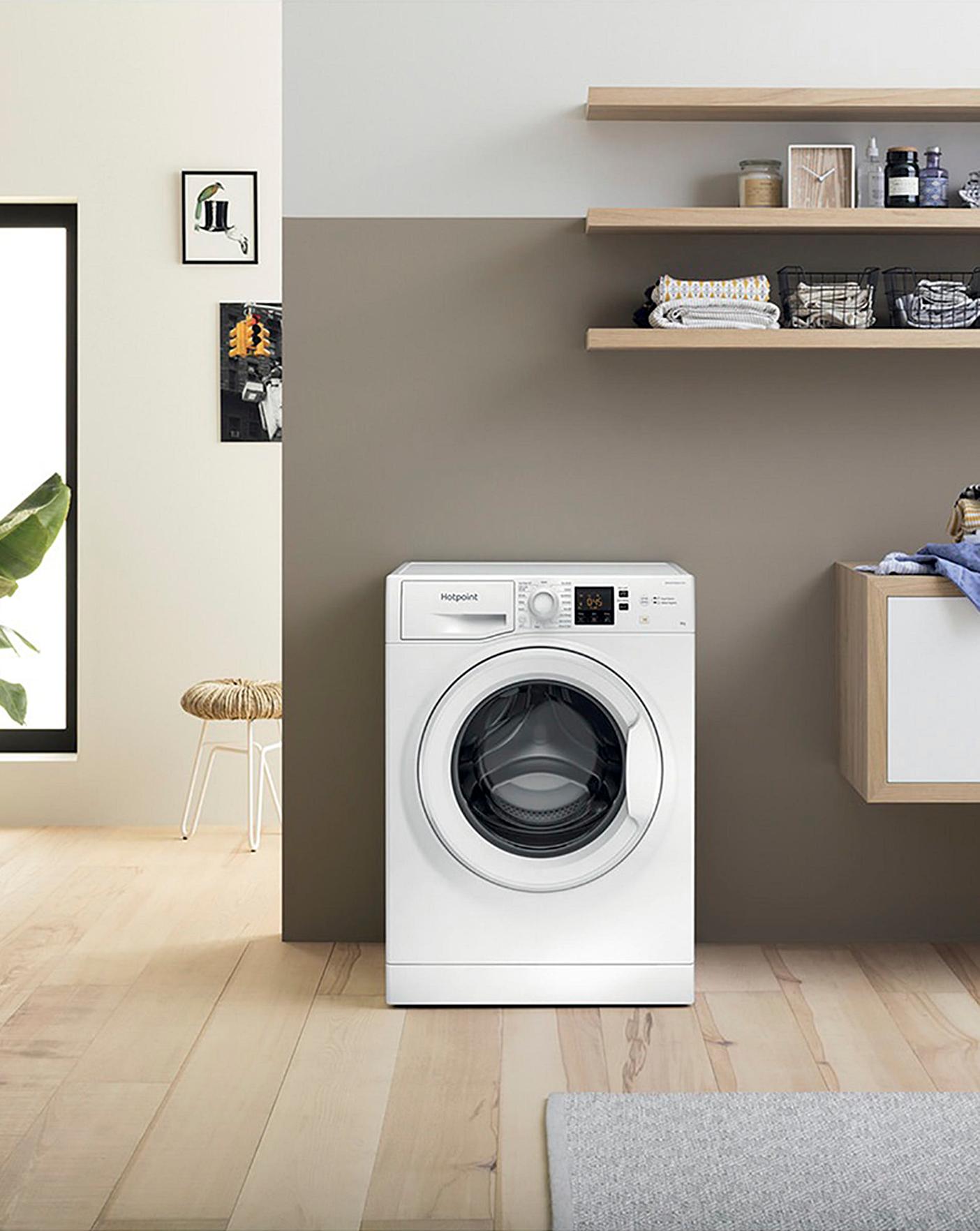  HOTPOINT NSWM843CWUKN 8KG 1400 Spin Washing Machine WHITE + INSTALL