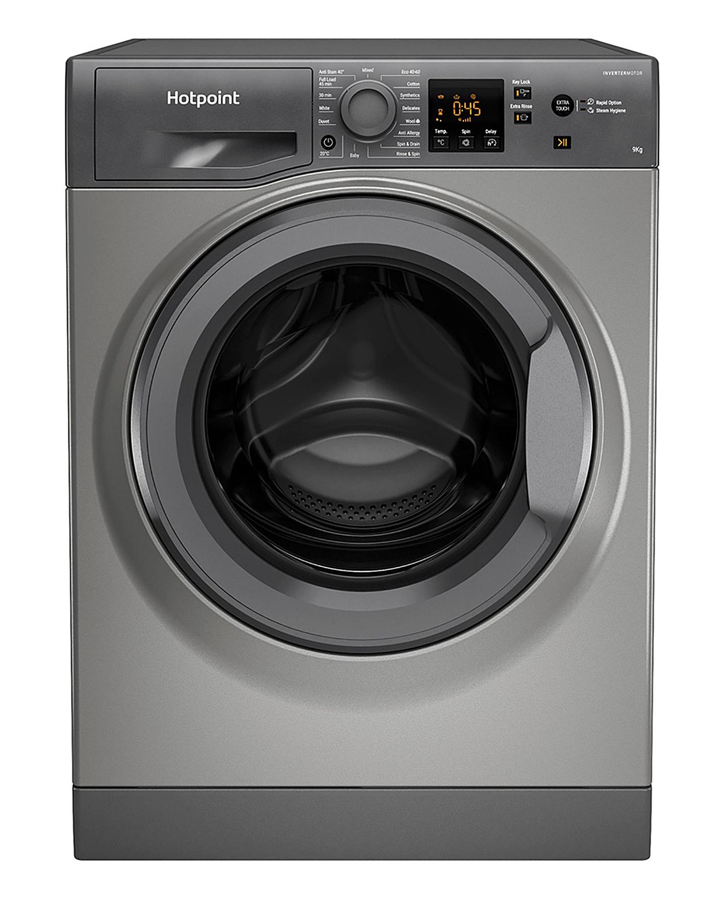  HOTPOINT NSWM943CGGUKN 9KG 1400 Spin Washing Machine GRAPHITE + INSTALLATION