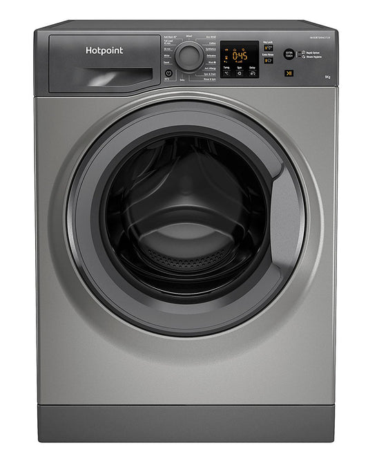 HOTPOINT NSWM943CGGUKN 9KG 1400 Spin Washing Machine GRAPHITE + INSTALLATION