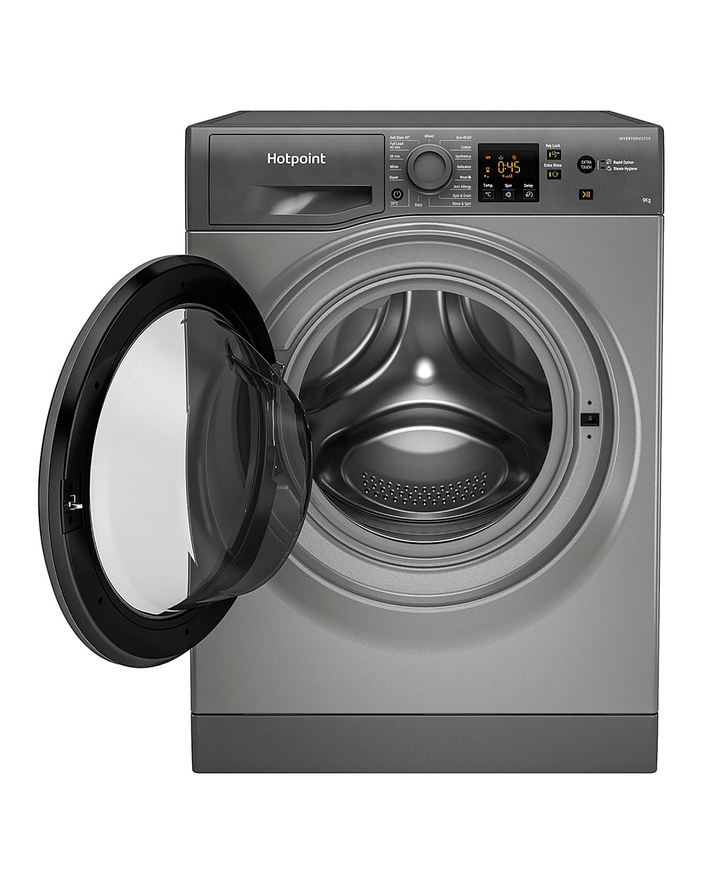  HOTPOINT NSWM943CGGUKN 9KG 1400 Spin Washing Machine GRAPHITE + INSTALLATION