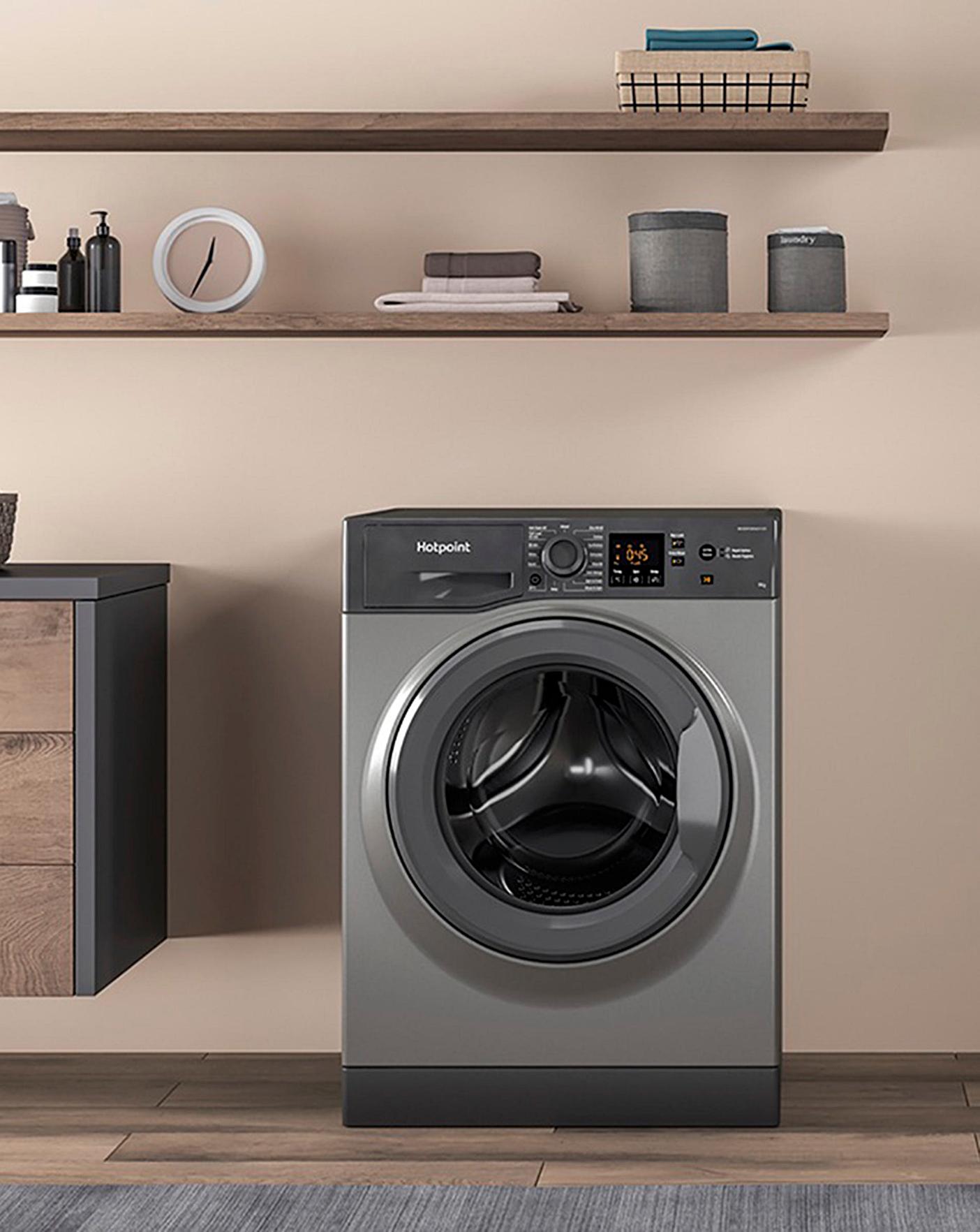  HOTPOINT NSWM943CGGUKN 9KG 1400 Spin Washing Machine GRAPHITE + INSTALLATION
