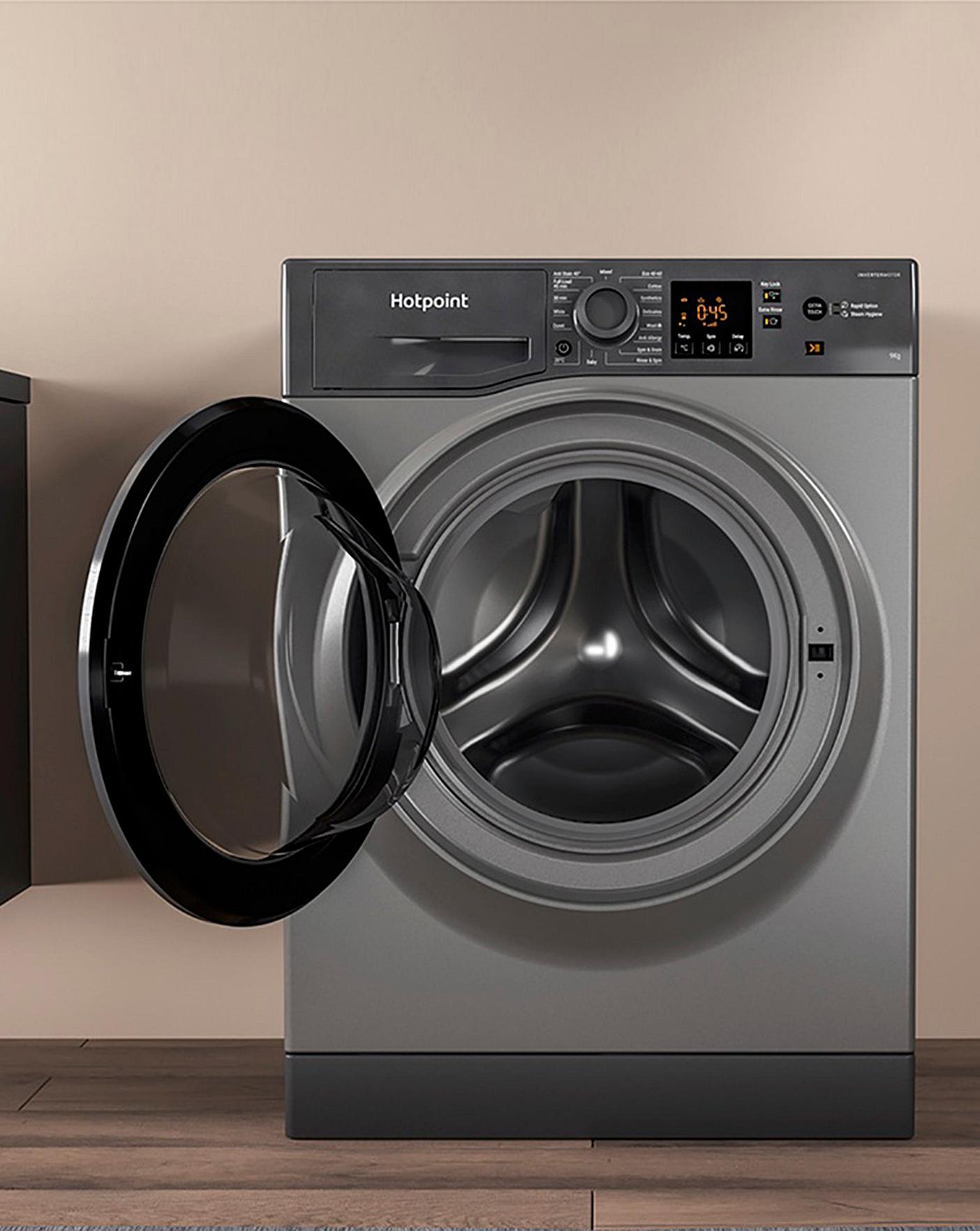  HOTPOINT NSWM943CGGUKN 9KG 1400 Spin Washing Machine GRAPHITE + INSTALLATION