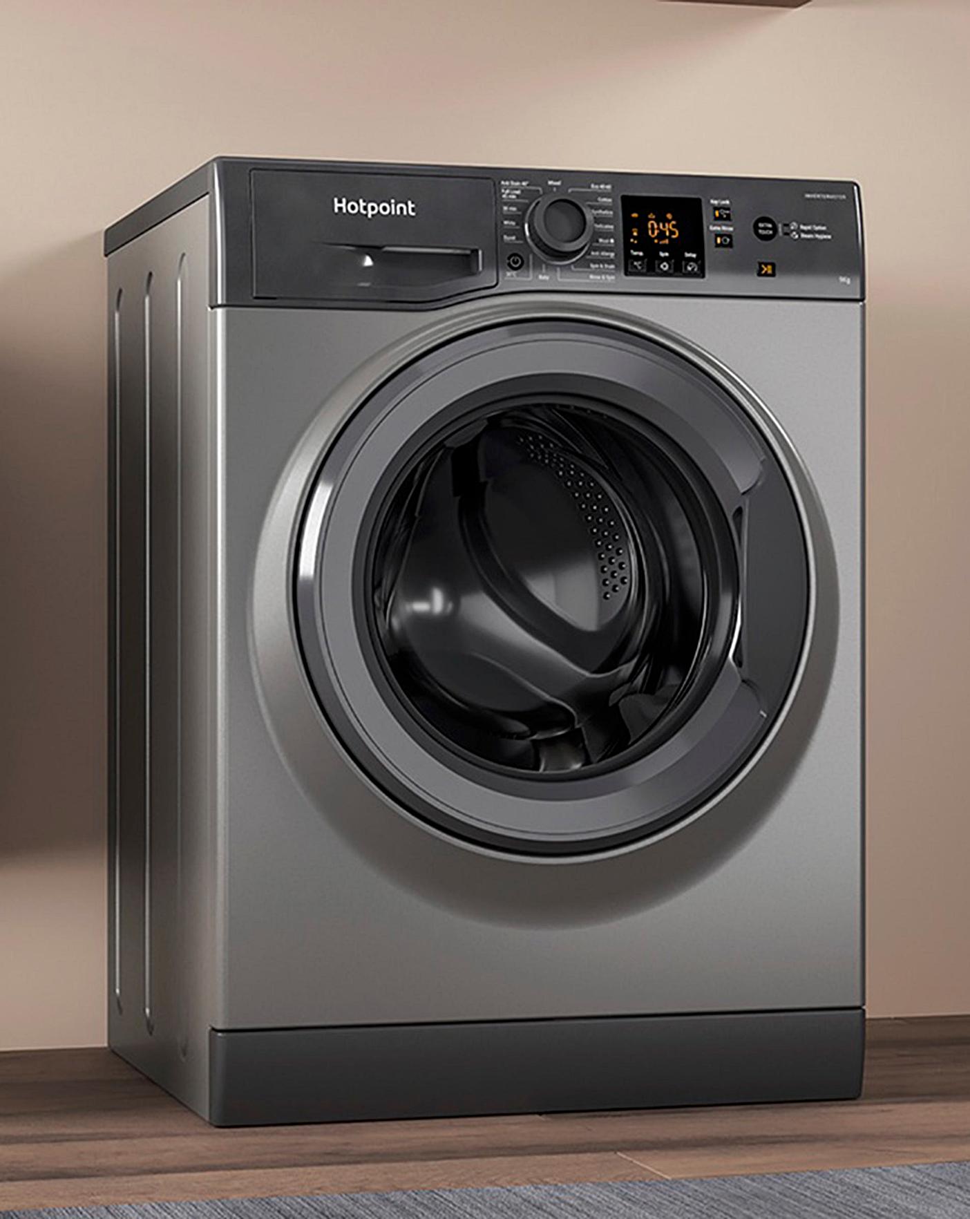  HOTPOINT NSWM943CGGUKN 9KG 1400 Spin Washing Machine GRAPHITE + INSTALLATION