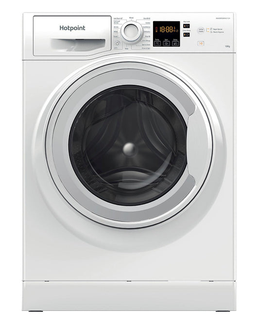  HOTPOINT NSWM1043CWUKN 10KG 1400 Spin Washing Machine White + INSTALL