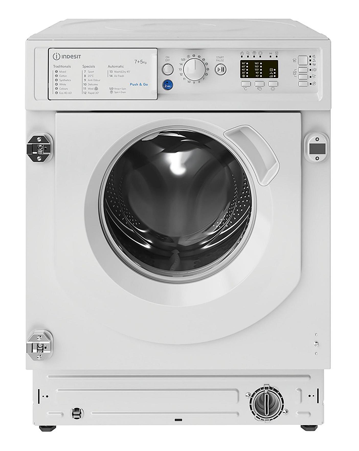  Indesit BIWDIL75125UKN Integrated 7+5kg 1200rpm Washer Dryer - White