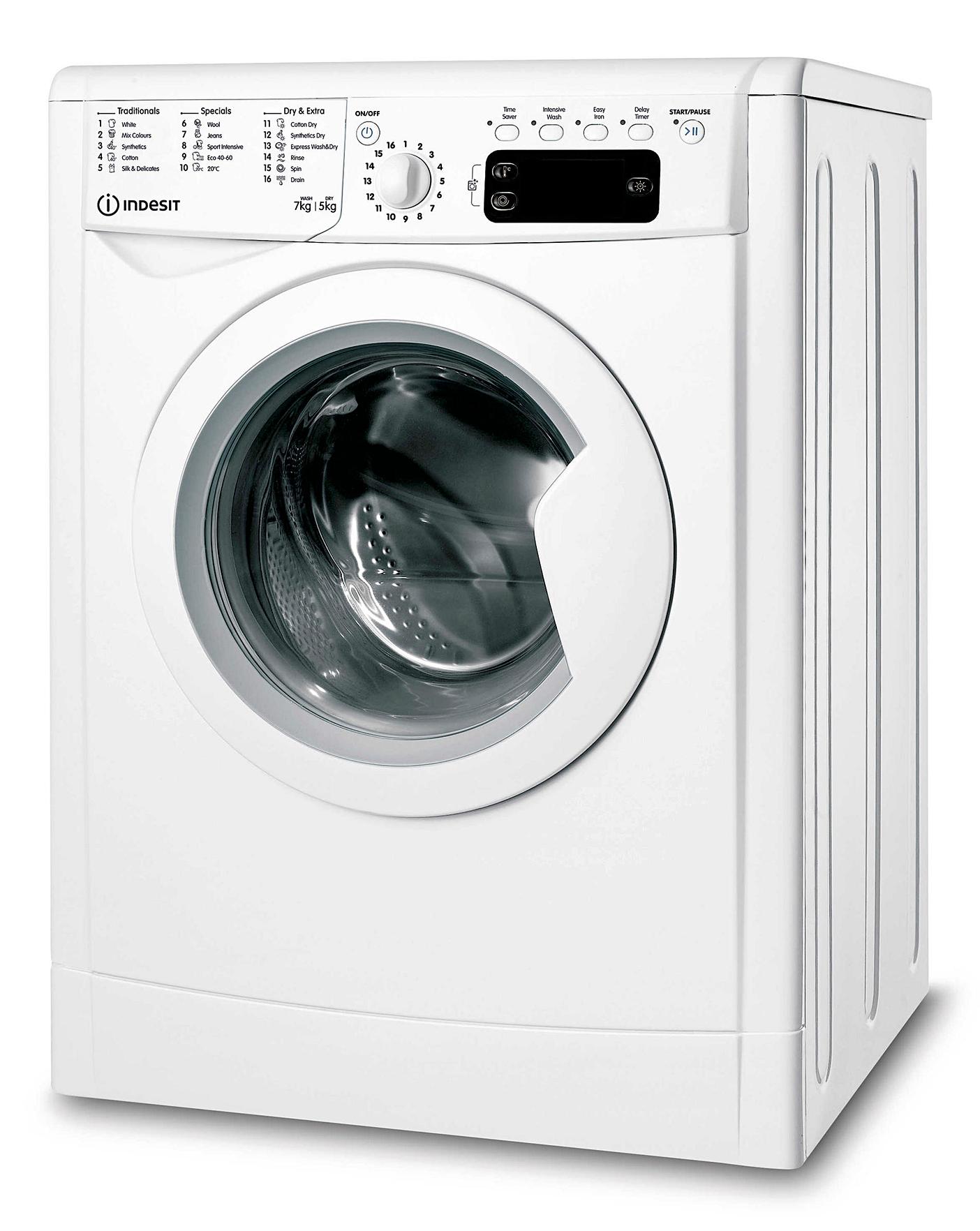  INDESIT IWDD75145UKN 7+5KG 1400 Spin Ecotime Washer-Dryer WHITE + INSTALLATION