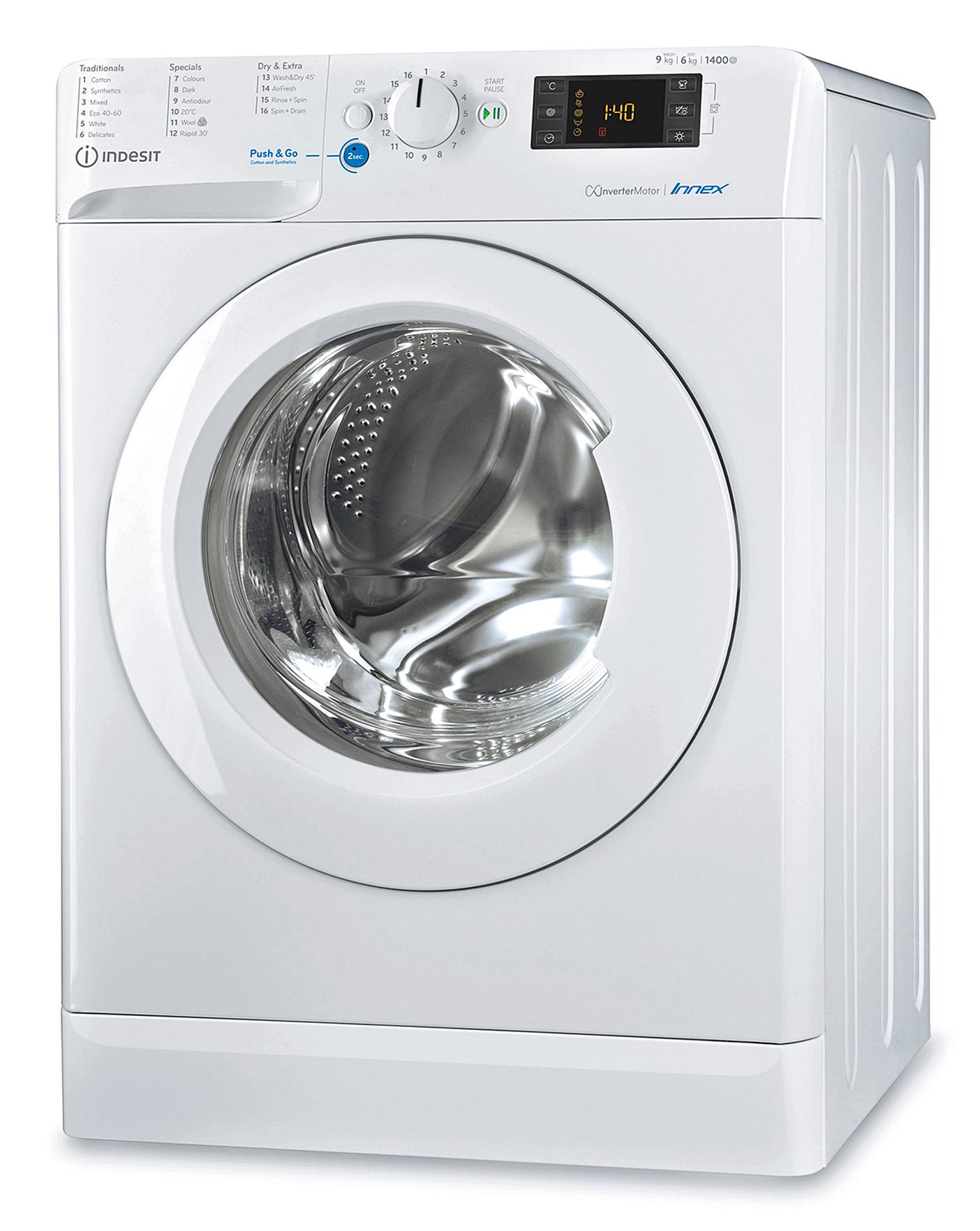  INDESIT BDE961483XWUKN 9+6KG 1400 Spin Washer-Dryer WHITE + INSTALLATION
