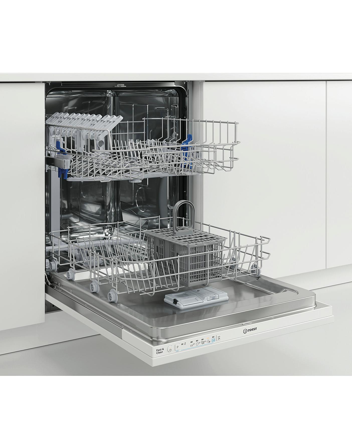  Indesit DIE 2B19 UK Integrated 13-place Full-Size Dishwasher