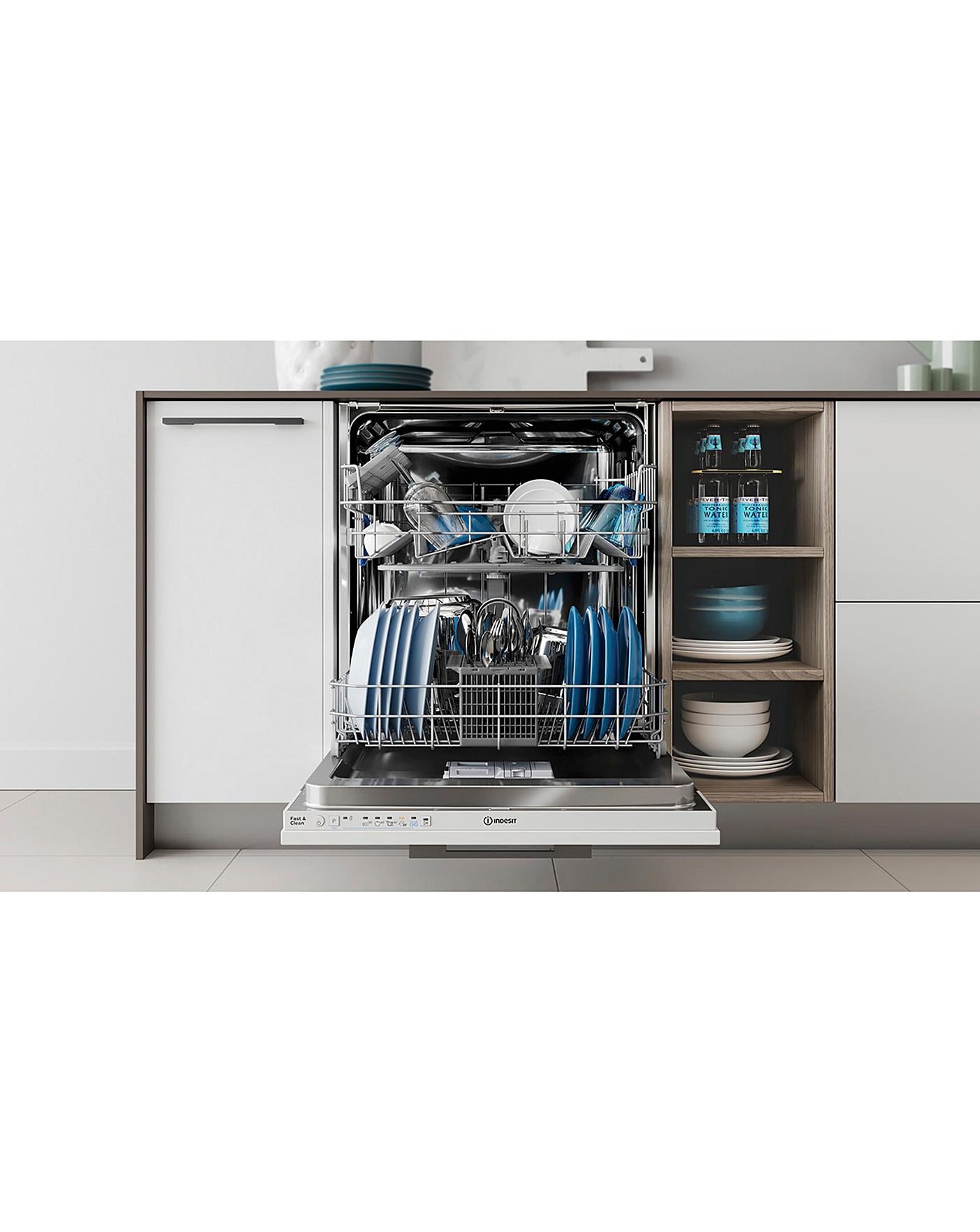  Indesit DIE 2B19 UK Integrated 13-place Full-Size Dishwasher