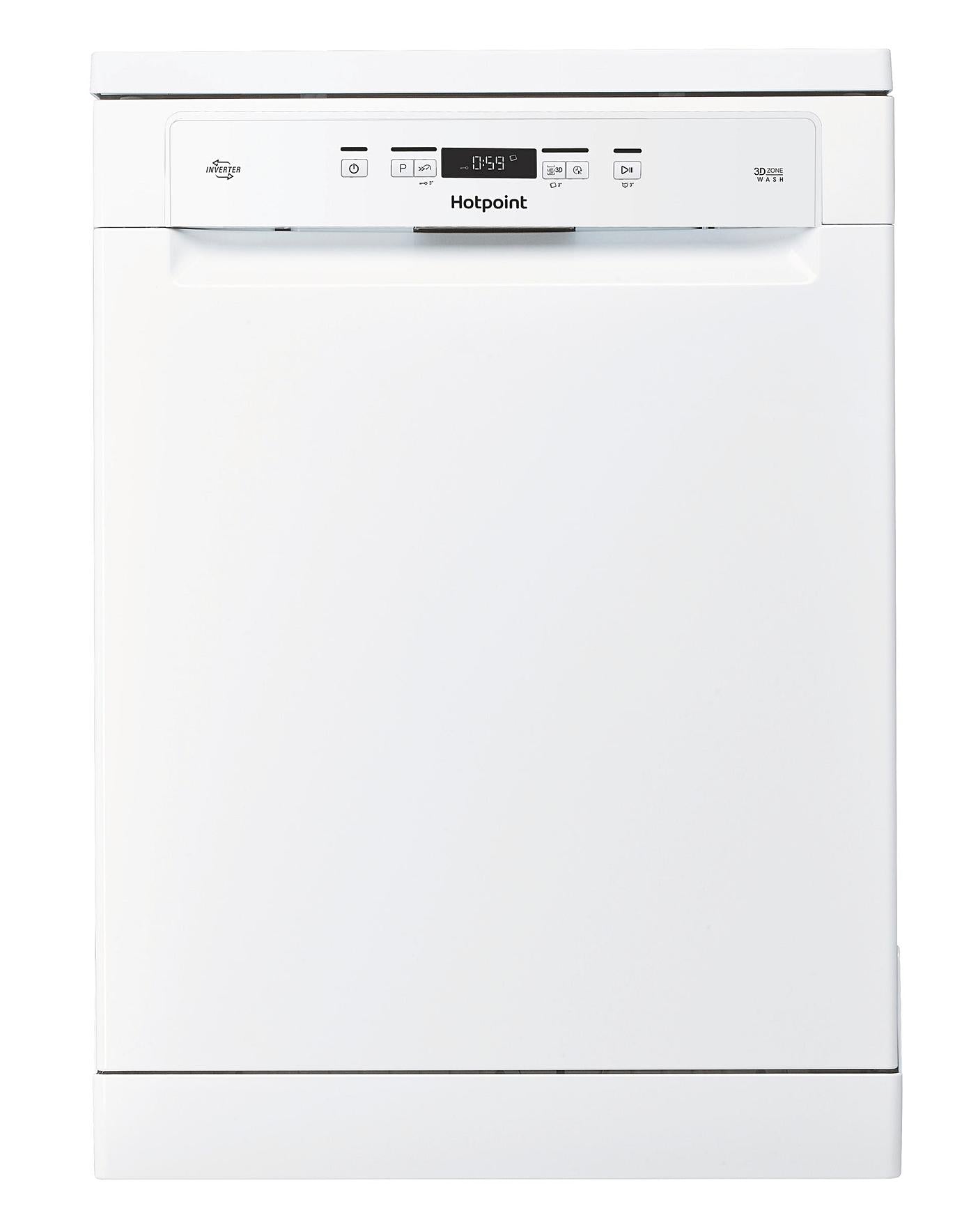  Hotpoint HFC 3C26 W C UK Freestanding 14-place Full-Size Dishwasher - White
