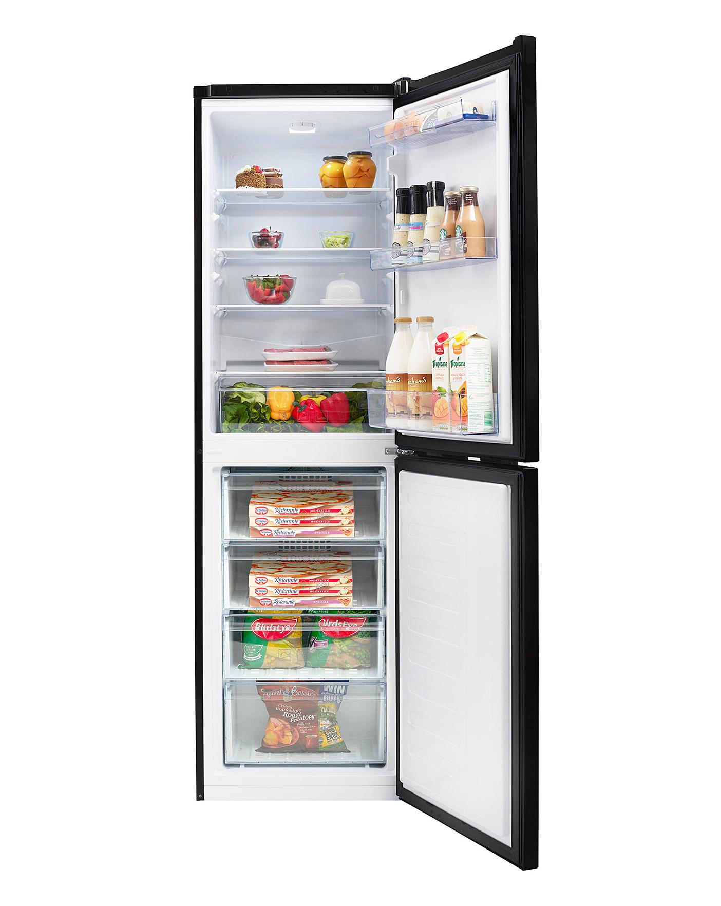  Beko CFG3582B Frost Free Fridge Freezer - Black