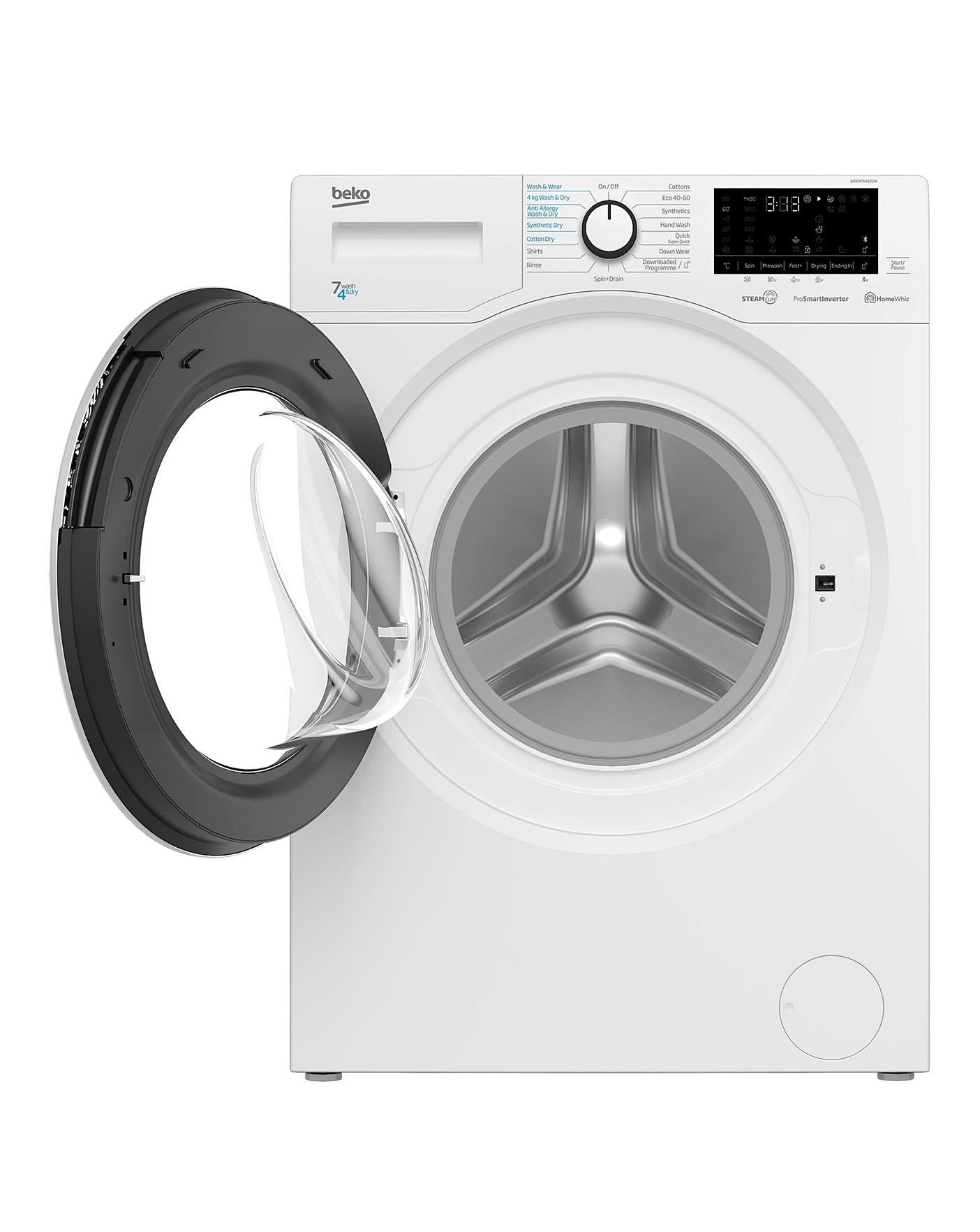 Beko 7.0 Kg Washer Dryer WHITE WDER7440421W