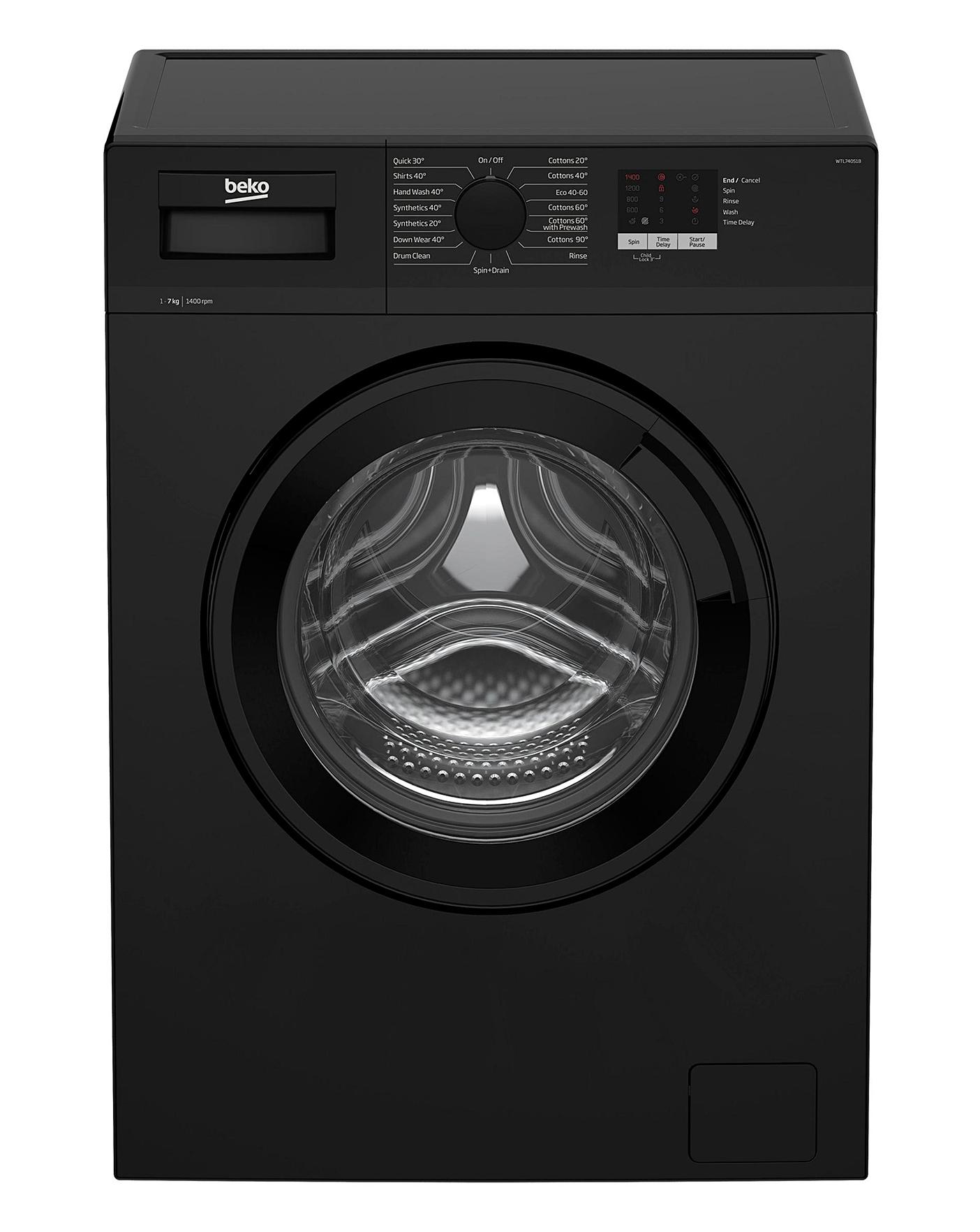  Beko 7.0 Kg Washing Machine BLACK WTL74051B