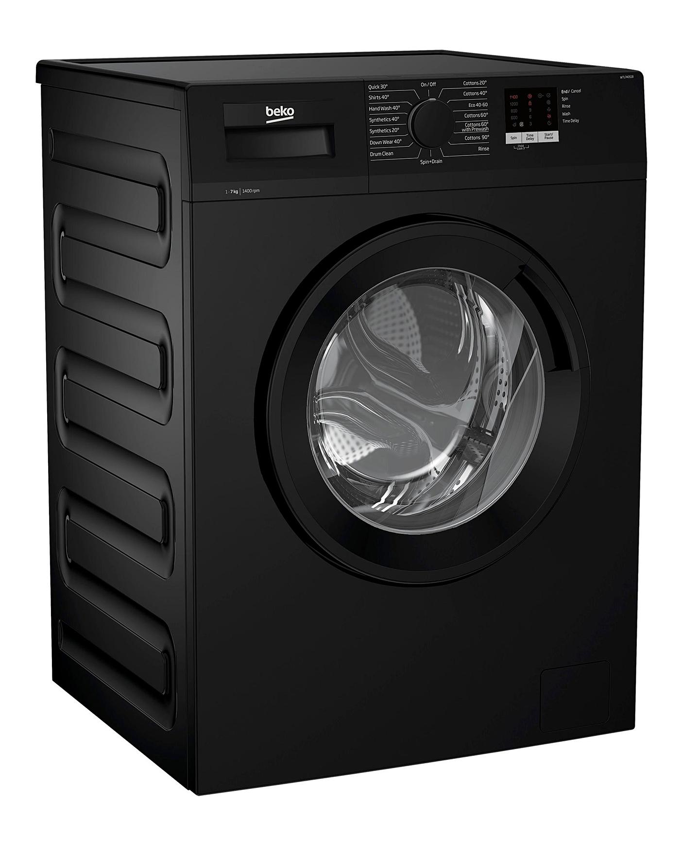  Beko 7.0 Kg Washing Machine BLACK WTL74051B