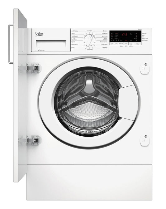  Beko WTIK72111 Integrated 7kg 1200rpm Washing Machine - White