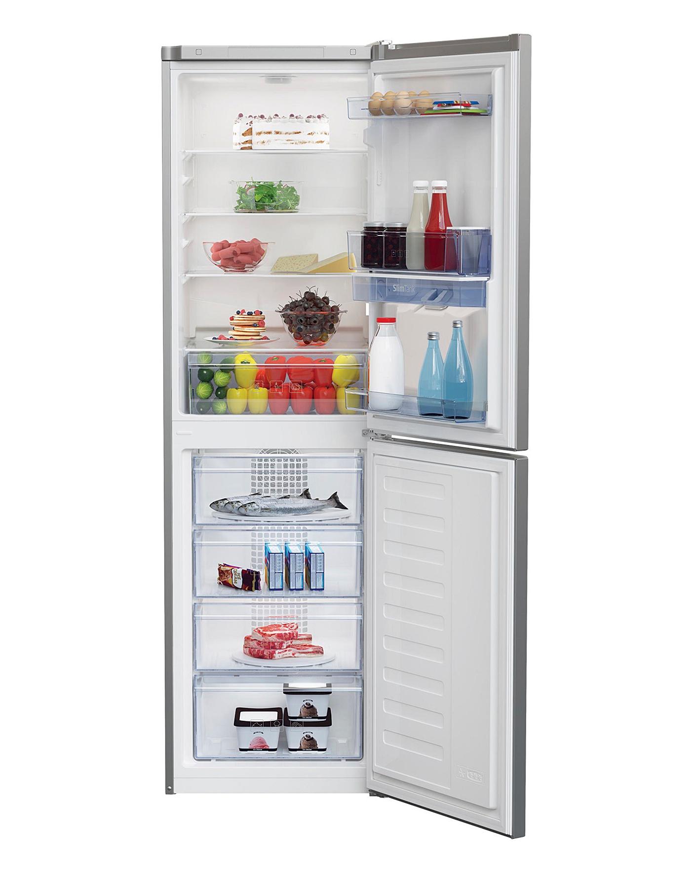  Beko CFG3582DS Frost Free Fridge Freezer - Silver