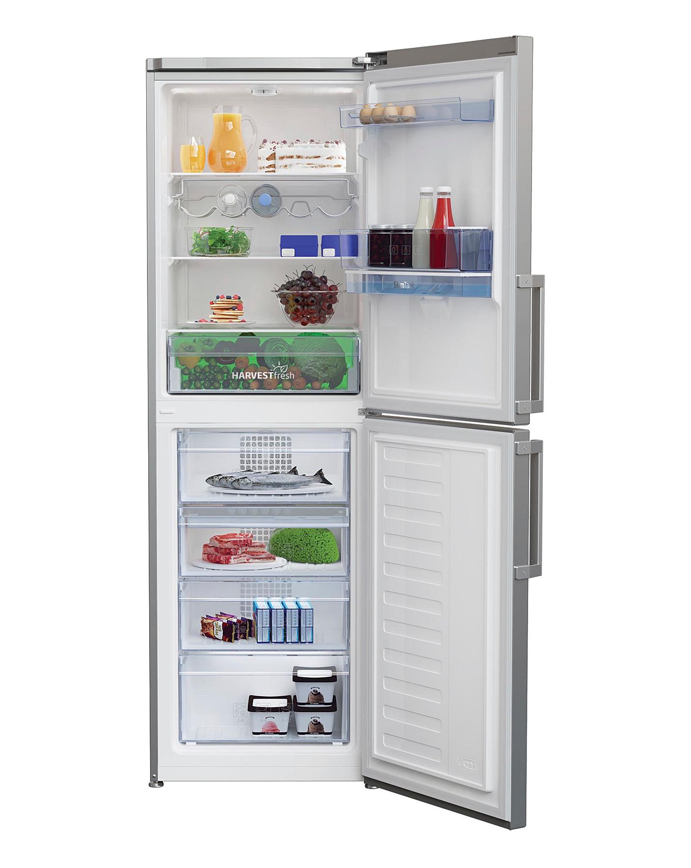  Beko CFP3691DVS Frost Free Fridge Freezer - Silver