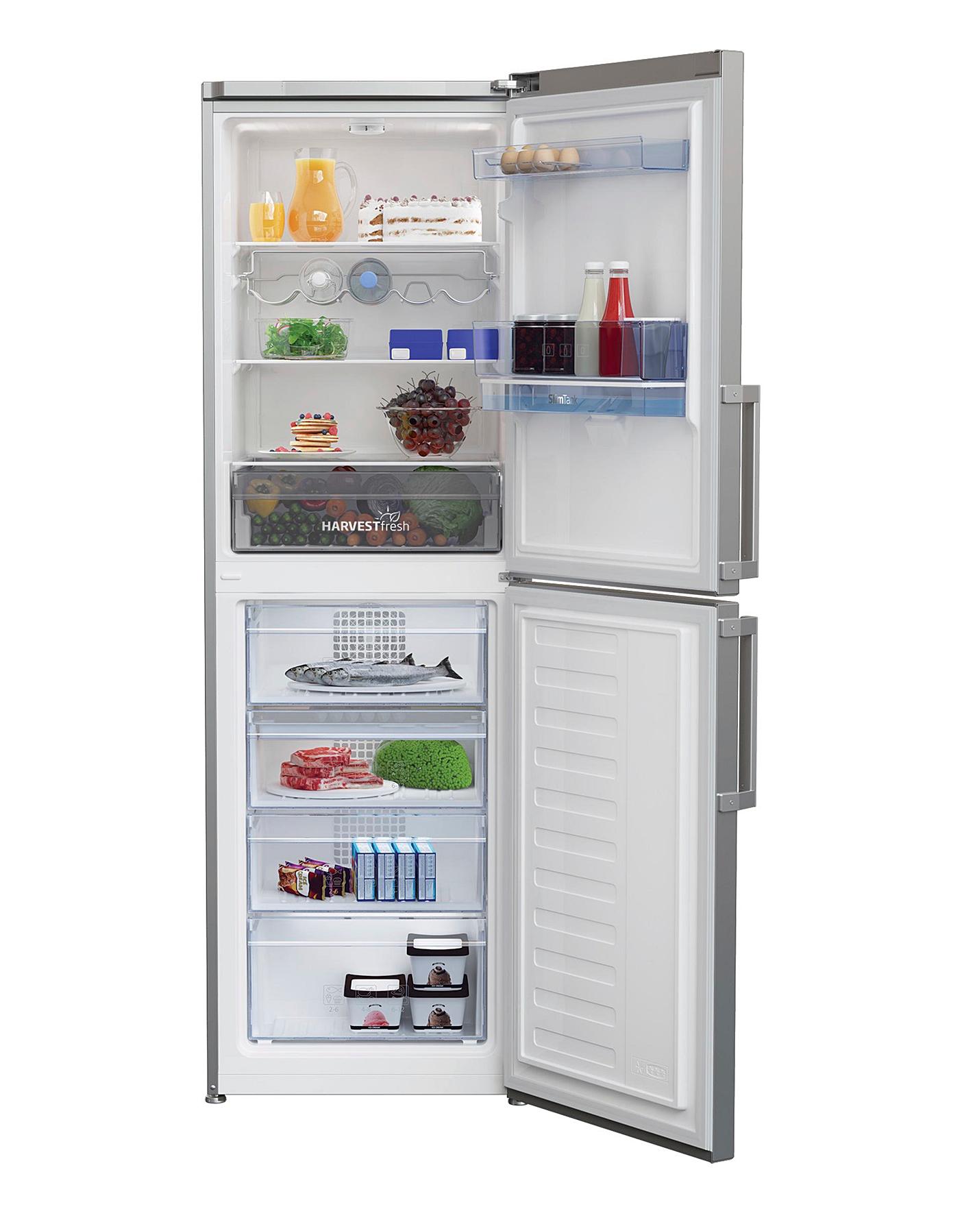  Beko CFP3691DVS Frost Free Fridge Freezer - Silver