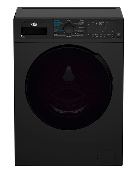  Beko 7.0 Kg Washer Dryer BLACK WDL742431B