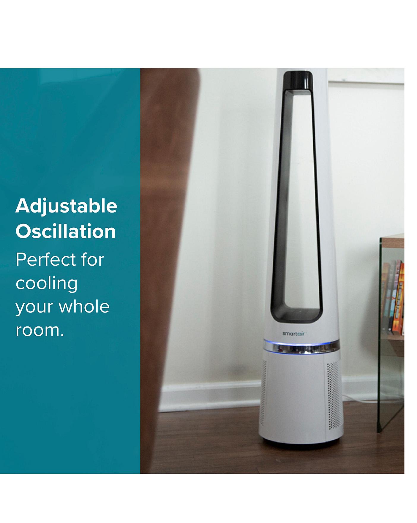  SmartAir Bladeless 2 In 1 Oscillating Cooling Fan And Purifier
